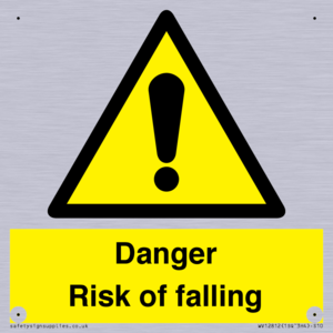 Danger Risk of falling